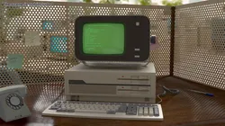 Personal Computer with Retro CRT Monitor 3D model