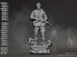 Platoon Sergeant Elias 3D Print Model in Man 535108