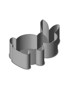 Rabbit 002D, nestable box (v2) #SpringThangs