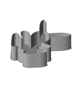 Rabbit 005B, nestable box (v2) #SpringThangs