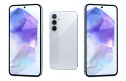 Samsung Galaxy A55 5G White 3D model