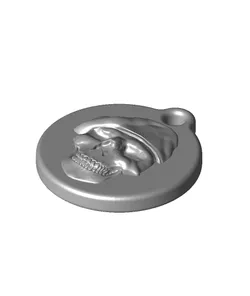 Skull Soldier Keychain