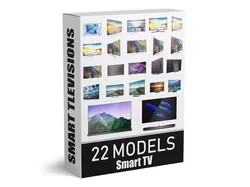 Smart TV Collection 22 Models 3D model