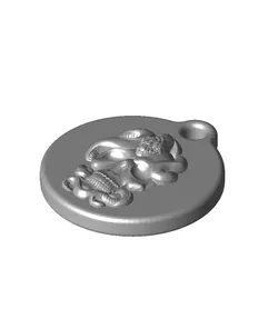 Snake Skull Keychain
