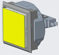 Square 60mm Arcade Button