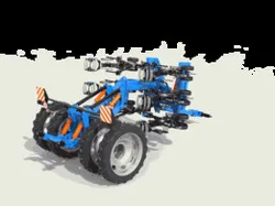 Strip tillage cultivator
