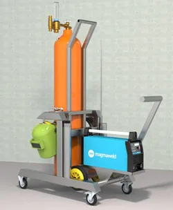 TIG welding cart