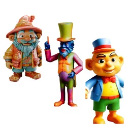 Whimsical Character Collection 3D Print Model in Figurines 536517