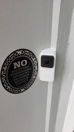 Wyze Doorbell 45 degree mount