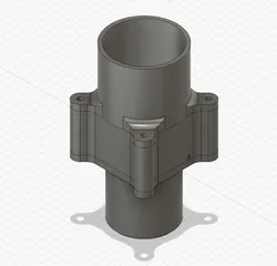 40mm x 28mm inline fan duct