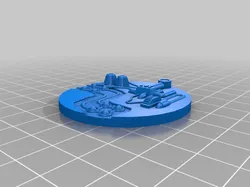 50mm base for space Zombie ghostly stabber