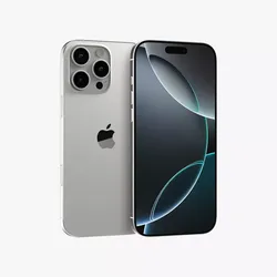 Apple iPhone 16 Pro Max White Titanium 3D model