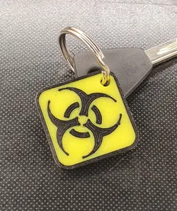 Biohazard Keychain