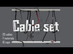 cable set 01 3D model