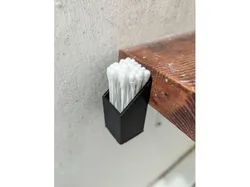 Cotton swab box