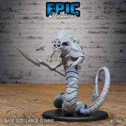 Death Serpent Throwing ‧ DnD Miniature ‧ Tabletop Miniatures ‧ Gaming Monster ‧ 3D Model ‧ RPG ‧ DnDminis ‧ STL FILE‧ DnD Miniature ‧ Tabletop Miniatures ‧ Gaming Monster ‧ 3D Model ‧ RPG ‧ DnDminis ‧ STL FILE