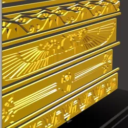 Digital Art STL تنزيل - Egyptian Ornaments & Motifs BOOKMARK STAMP  - LUKANDA21