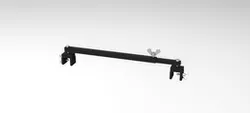 Distance adjuster for the lift arms of an agricultural tractor