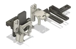 Ender 5 MSDD Linear Rail and Drag Chain Adapters