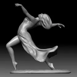 Esmeralda- dance 3D Print Model in Figurines 537408
