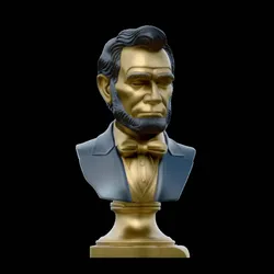 Fișiere pentru imprimante 3D | Fișier 3MF | Lincoln Bust Sculpture