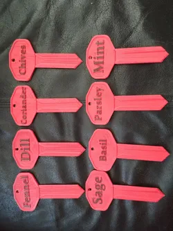 Garden keys