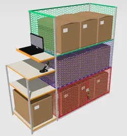 Inspection + NG,WIP & FG Rack