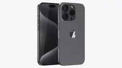 iPhone 15 Pro Black Titanium 3D model