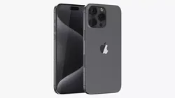 iPhone 15 Pro Max Black Titanium 3D model