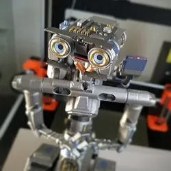 Johnny Five figure with SAINT parts & mods