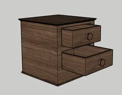 Modern Low-Poly Drawer