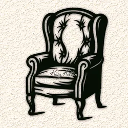 Other STL Download - haunted victorian chair WALL ART HOME DECORby Kaoz Kitten