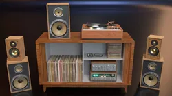 PBR Audio Equipment Low-poly 3D model