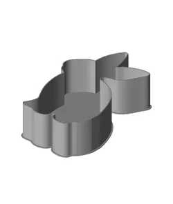 Rabbit 00A8, nestable box (v2) #SpringThangs