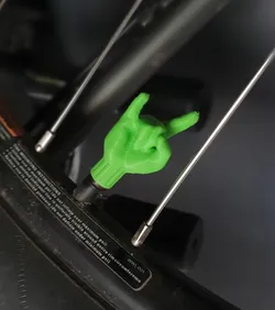 🤘 Rock&Roll horns hand - bike valve cap
