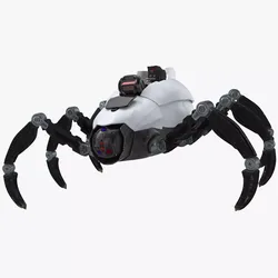 Sci-Fi Spider Low-poly 3D model