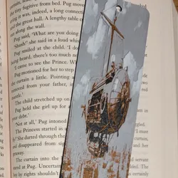 Steampunk Airship Bookmark 03