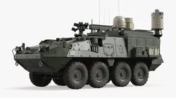 Stryker Electronic System Vehicle Simplified 3D model