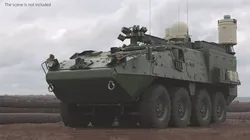 Stryker M1126 Electronic Warfare Vehicle 3D model