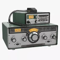 VIntage Heathkit HR-1680 Ham Radio receiver 3D model