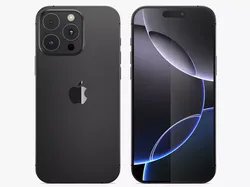 Apple iPhone 16 Pro Max Black Titanium 3D model