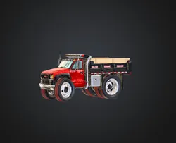 Cartoon Dump Truck Key Chain