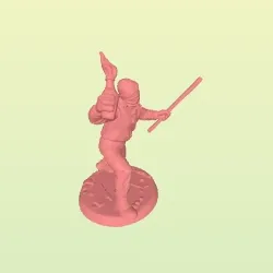 Characters & Creatures STL تنزيل - riot scene angry rioter - HGS67