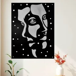 Digital Art STL Descărcare - two faces decor - Danu Pubudu