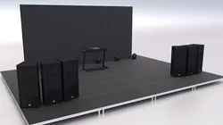 Dj Booth Stage 3D model