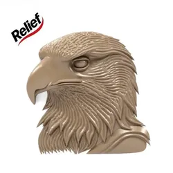 Home Decorations & Ornaments STL تنزيل - Eagle - Relief - 3D Everything
