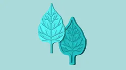 Other STL Download - Sunflower Leaf 01 - Silicone Mold Maker - Templateby guisommer