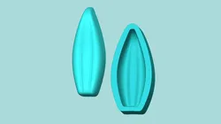 Other STL تنزيل - Sunflower Petal 01 - Silicone Mold Maker - Template - guisommer