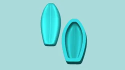Other STL تنزيل - Sunflower Petal 03 - Silicone Mold Maker - Template - guisommer