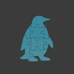 Penguin Jigsaw Puzzle – 3D Printable Game